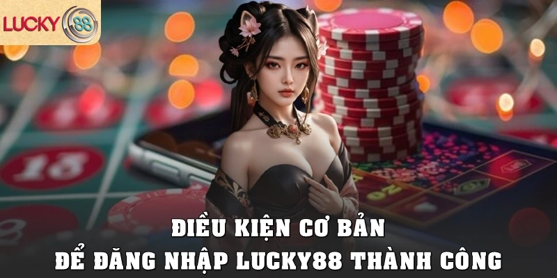 Điều kiện cơ bản để đăng nhập Lucky88 thành công