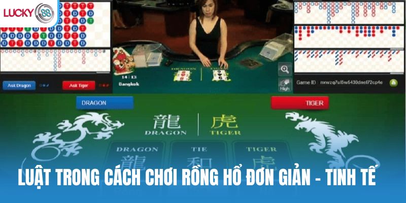 Luật trong cách chơi Rồng Hổ đơn giản mà tinh tế